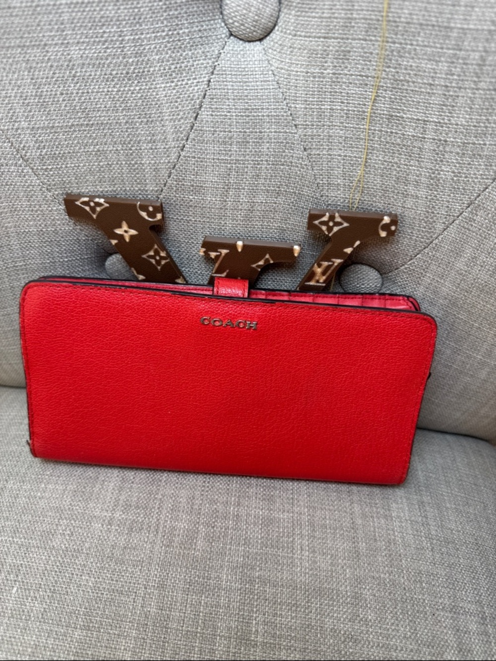 Coach Vibrant Red Women's Wallet